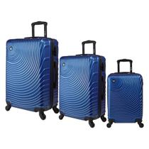 Kit Malas De Viagem 360º 3 Peças Rígida Resistente