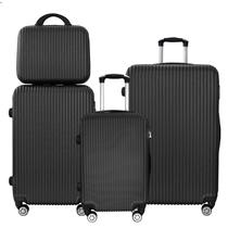 Kit Malas de Viagem 4 Peças Venture Trend ABS Rodas Duplas 360 Preto