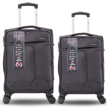 Kit Malas de Viagem M e P rodas 360 Super Leve cad embutido Kit Malas de Viagem M e P rodas 360 Super Leve cad embutido