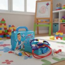 Kit Maleta com Acessórios Profissão Doutor Medico Infantil Kit Maleta com Acessórios Profissão Doutor Medico Infantil