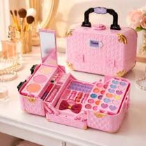Kit Maleta Com Maquiagem Infantil Completa Profissional