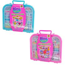 Kit Maleta de Bijuteria Plus - Cores Soritdas - DM Toys