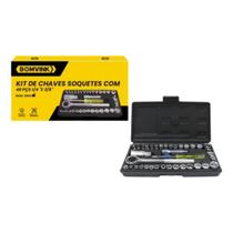 Kit Maleta De Chaves Soquetes Com 40 Pçs 1/4 E 3/8 Completo Kit Maleta De Chaves Soquetes Com 40 Pçs 1/4 E 3/8 Completo