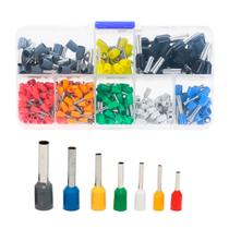 Kit Maleta De Conector Terminal Tubular Ilhós Isolador Friso 400 Unidades Diversos Modelos