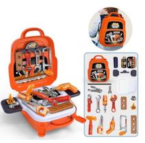 Kit Maleta de Ferramenta Infantil 22 Peças 3 em 1 Tools Set Envio Imediato