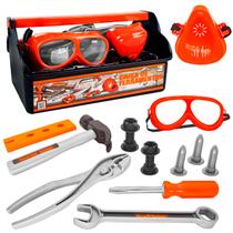 Kit Maleta De Ferramentas Brinquedo Kit Construtor Educativo Com 16 Peças Kit Maleta De Ferramentas Brinquedo Kit Construtor Educativo Com 16 Peças
