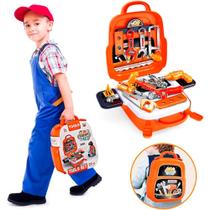 Kit Maleta de Ferramentas Infantil 22 Peças Brinquedo Educativo para Meninos e Meninas