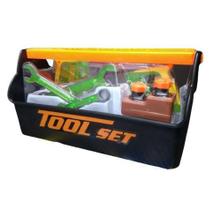 Kit maleta de ferramentas infantil engenheiro com acessórios - Cute Toys