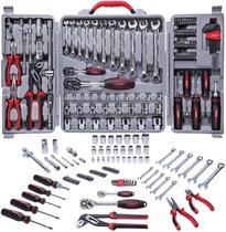 Kit Maleta de Ferramentas Worker 110 Peças Aço Cromo Vanádio Combinada Kit Maleta de Ferramentas Worker 110 Peças Aço Cromo Vanádio Combinada