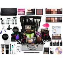 Kit Maleta De Maquiagem Completa Pinceis e Paleta Ruby Rose Kit Maleta De Maquiagem Completa Pinceis e Paleta Ruby Rose