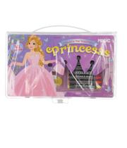Kit Maleta de Pintura 42 peças Princesas Kit Maleta de Pintura 42 peças Princesas