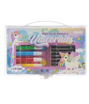 Kit Maleta de Pintura 42 peças Unicórnio