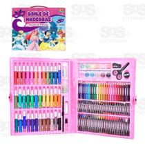 Kit Maleta de Pintura Baile de Mascaras 150 pçs Toy king Kit Maleta de Pintura Baile de Mascaras 150 pçs Toy king