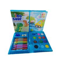 Kit Maleta De Pintura Infantil Com 24 Peças Para Colorir