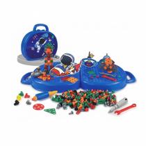 Kit Maleta Educativa de Montagem Infantil com Peças Brinquedo Didático Sortido