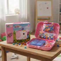 Kit Maleta Educativa de Montagem Unicórnio Brinquedo Estimula Criatividade Imaginação Desenvolve Raciocínio Crianças Infantil Kit Maleta Educativa de Montagem Unicórnio Brinquedo Estimula Criatividade Imaginação Desenvolve Raciocínio Crianças Infantil