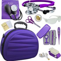 Kit Maleta Enfermagem Aparelho de Pressão Estetoscópio Aneroide Incoterm Kit Maleta Enfermagem Aparelho de Pressão Estetoscópio Aneroide Incoterm