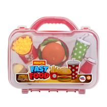 Kit Maleta Fast Food Infantil Com 6 Itens 1550 Paki Toys