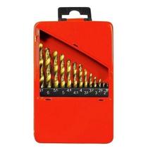 Kit Maleta Ferramentas Com Jogo 13 Brocas Aco Rapido Ar Metal 1,6 A 6,5 Mm Para Metal Quantidade 1 Peça Kit Maleta Ferramentas Com Jogo 13 Brocas Aco Rapido Ar Metal 1,6 A 6,5 Mm Para Metal Quantidade 1 Peça