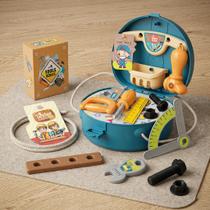 Kit Maleta Ferramentas Divertida Bebê Infantil Menino Brinquedo Construção