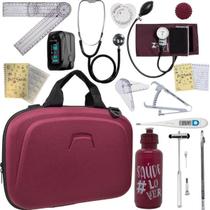 Kit Maleta Fisioterapia Lisa Goniômetro Pequeno Grande Martelo Buck Adipômetro Completo Pa Med Kit Maleta Fisioterapia Lisa Goniômetro Pequeno Grande Martelo Buck Adipômetro Completo Pa Med