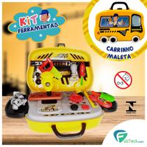 Kit Maleta Infantil de Ferramentas Brinquedo Construtor TK
