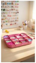 Kit Maleta Infantil de Miçangas para Montar Bijuterias Kit Maleta Infantil de Miçangas para Montar Bijuterias