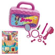 Kit Maleta Infantil Maquiagem Menina + Massinha Cartela Com 6 Cores Kit Maleta Infantil Maquiagem Menina + Massinha Cartela Com 6 Cores