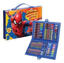 Kit Maleta Maletinha Pintura Infantil Homem Aranha 72 Itens - Molin