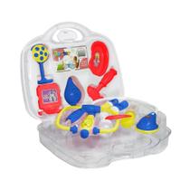Kit Maleta Medica Doutor Com Luz e Som Azul - Dm Toys 6174