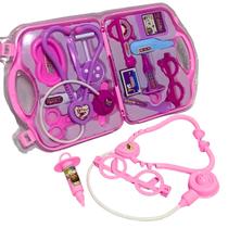 Kit Maleta Médica Enfermeira Infantil Criança Menina Doutora