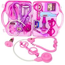 Kit Maleta Médica Infantil Divertida Educativa Fun Game 14 peças