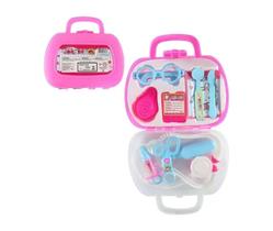 Kit Maleta Médica Rosa com 11 Peças Brinquedo Infantil Kit Maleta Médica Rosa com 11 Peças Brinquedo Infantil