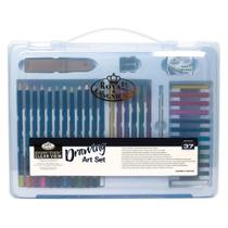 Kit Maleta Transparente de Desenho Royal C/37 Pçs Kit Maleta Transparente de Desenho Royal C/37 Pçs