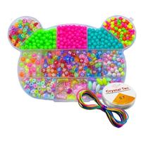 Kit Maleta Ursinho Miçanga Montagem Pulseira Bijuteria Colar Infantil Urso1 Kit Maleta Ursinho Miçanga Montagem Pulseira Bijuteria Colar Infantil Urso1