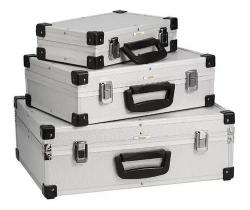 Kit Maletas Para Ferramentas 3 Peças - Importado - Alumínio