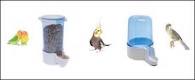 KIT MALHA LARGA - 1 Comedouro Automático 220ml + 1 Bebedouro Automático 300ml Calopsita Agapornes Aves Diversas KIT MALHA LARGA - 1 Comedouro Automático 220ml + 1 Bebedouro Automático 300ml Calopsita Agapornes Aves Diversas