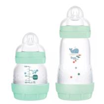 Kit Mam 2 Mamadeira Easy Start Verde 130ml + 260ml 0+ Meses
