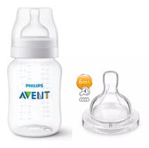 Kit Mamadeira Anti-COLIC Philips Avent 260ml + Bico 4 SCD809/17