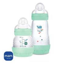 Kit Mamadeira Com 2 unds EASY Start 0 Meses Azul MAM 4693 Kit Mamadeira Com 2 unds EASY Start 0 Meses Azul MAM 4693