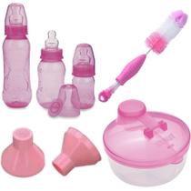 Kit Mamadeira Kuka Aquarela 7 Peças Rosa Alimentação/limpeza Kit Mamadeira Kuka Aquarela 7 Peças Rosa Alimentação/limpeza