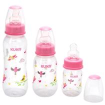 Kit Mamadeira Kuka Estojo Natural Color 3 Mamadeiras Vários Modelos Kit Mamadeira Kuka Estojo Natural Color 3 Mamadeiras Vários Modelos