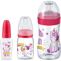 Kit Mamadeira Lillo Bico Redondo Super Evolution Magia C/3un Rosa Kit Mamadeira Lillo Bico Redondo Super Evolution Magia C/3un Rosa