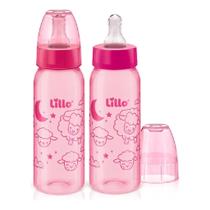 Kit Mamadeira Lillo Fase 2 Silicone Redondo C/2un Cores Divertida 240ml Rosa Kit Mamadeira Lillo Fase 2 Silicone Redondo C/2un Cores Divertida 240ml Rosa