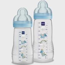 Kit mamadeira mam easy active +2 meses 270ml+330ml cor:azul Kit mamadeira mam easy active +2 meses 270ml+330ml cor:azul