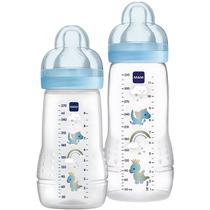 Kit Mamadeira MAM Easy Active 270ml e 330ml Bico SkinSoft BPA Free para Bebês 2 Meses Kit Mamadeira MAM Easy Active 270ml e 330ml Bico SkinSoft BPA Free para Bebês 2 Meses