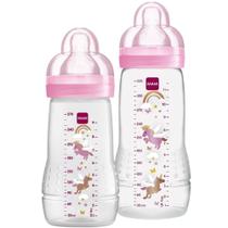 Kit Mamadeira Mam Easy Active Rosa - Mam 50022