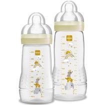 Kit Mamadeira Mam Easy Active Set 2+ Meses 270ml e 330ml Neutra 2 Unidades Kit Mamadeira Mam Easy Active Set 2+ Meses 270ml e 330ml Neutra 2 Unidades