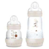 Kit Mamadeira MAM Easy Start 130ml e260ml Raposa Neutra/Bege