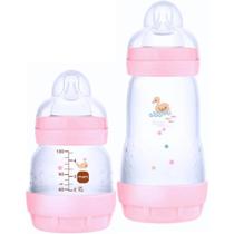 Kit Mamadeira MAM Easy Start Anticólica Starter Set 0+ meses 130ml e 260ml COR:ROSA